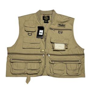 NWT WHITE RIVER FIshing Hunting Outdoor Retro Pocket Vest Mens Large